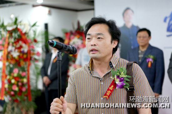 beat365官网教师刘怡水墨人物作品展在唐山美术馆展出